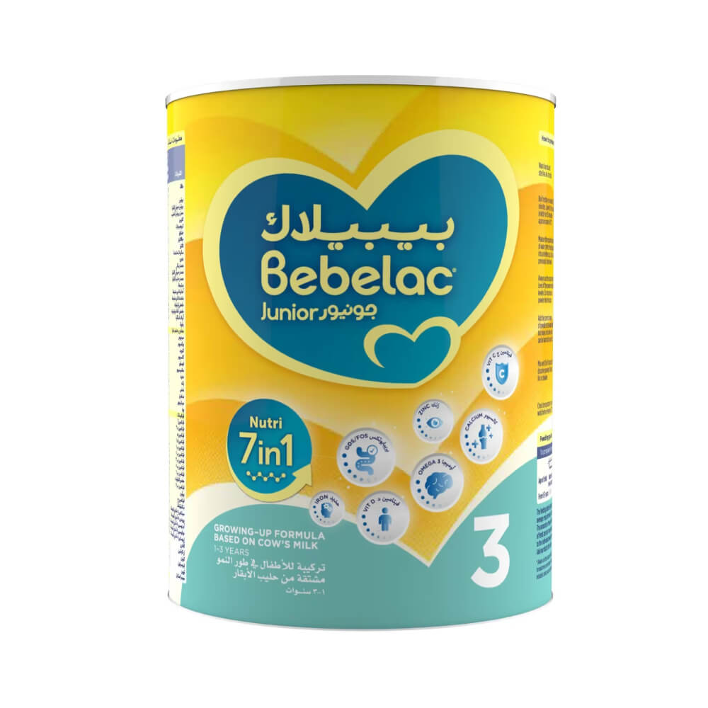 Bebelac Junior Nutri 7in1 Growing Up Formula Milk Powder From 1 To 3 Years 800gm