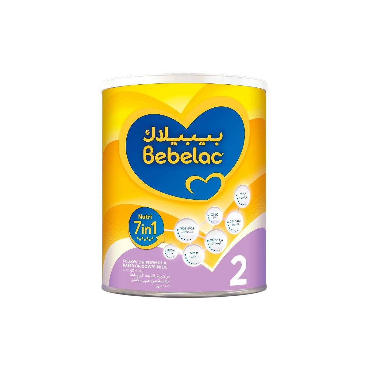 Bebelac Nutri 7in1 Follow On Formula Milk Powder 6 to 12 Months 400g