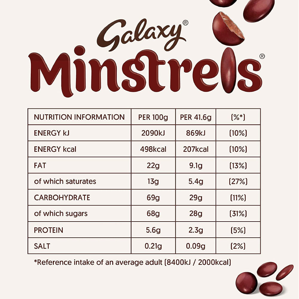 Galaxy Minstrels Chocolate Bites 42G