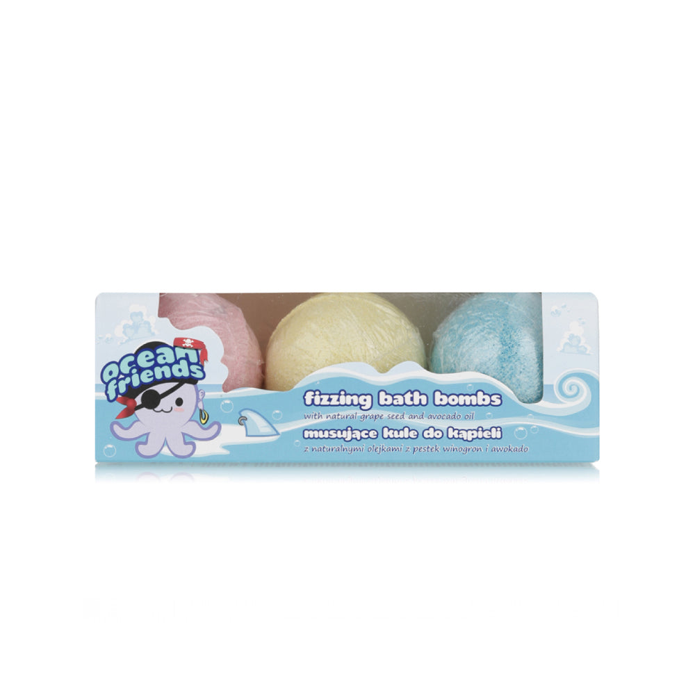Fizzing Bath Bombs w/ Nat. Grape Seed&Avocado Oil 3's
