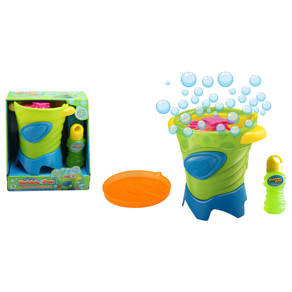 Power Joy Bubble Fountain Lights Up B/O 4Oz