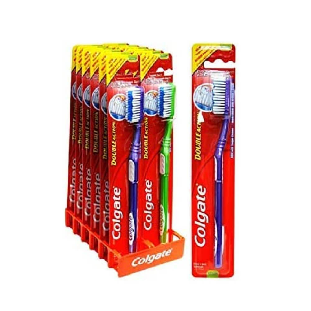 Colgate Double Action Tooth Brush 12's
