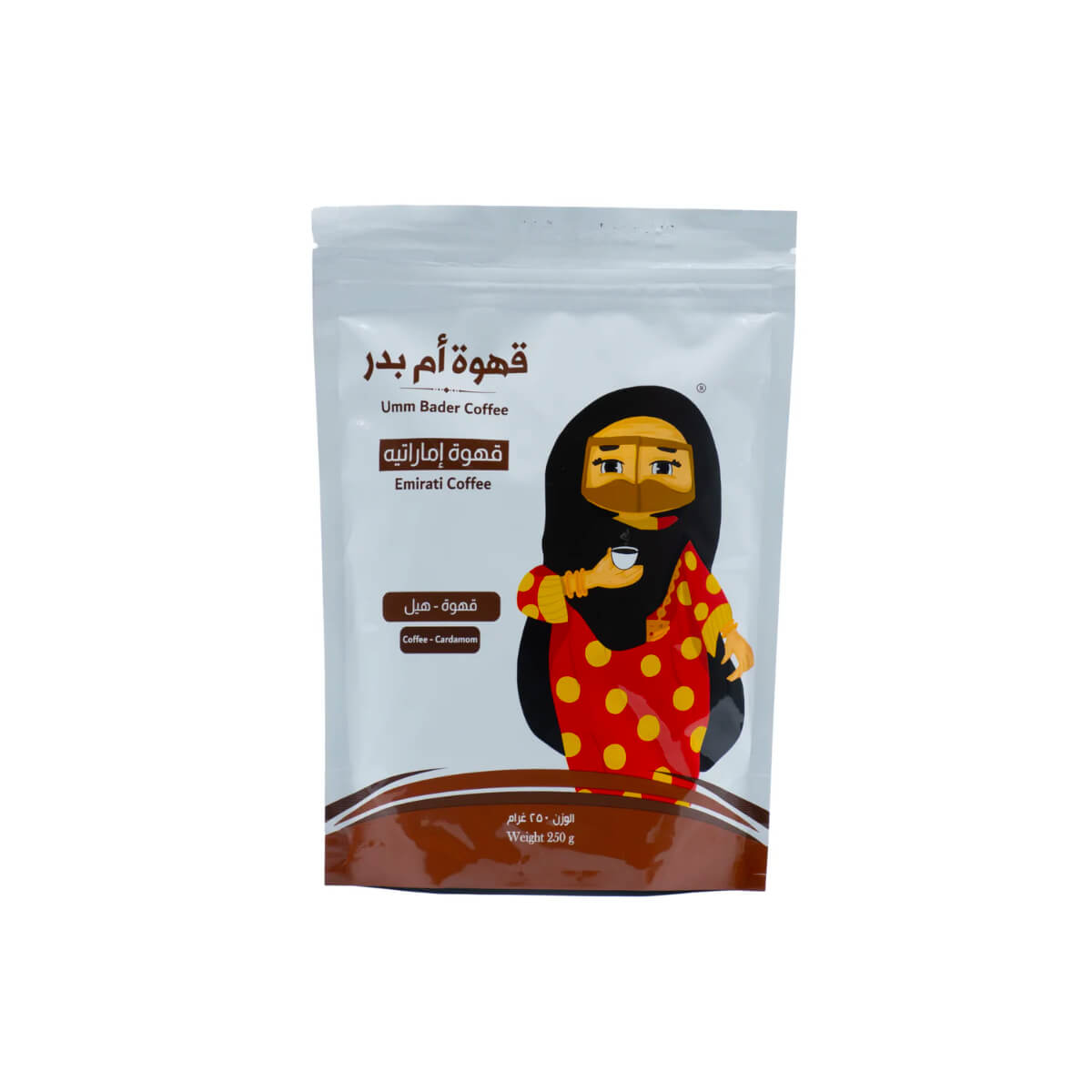 Tamr Wa Qhwah Umm Bader With Cardamom Emirati Coffee 250g