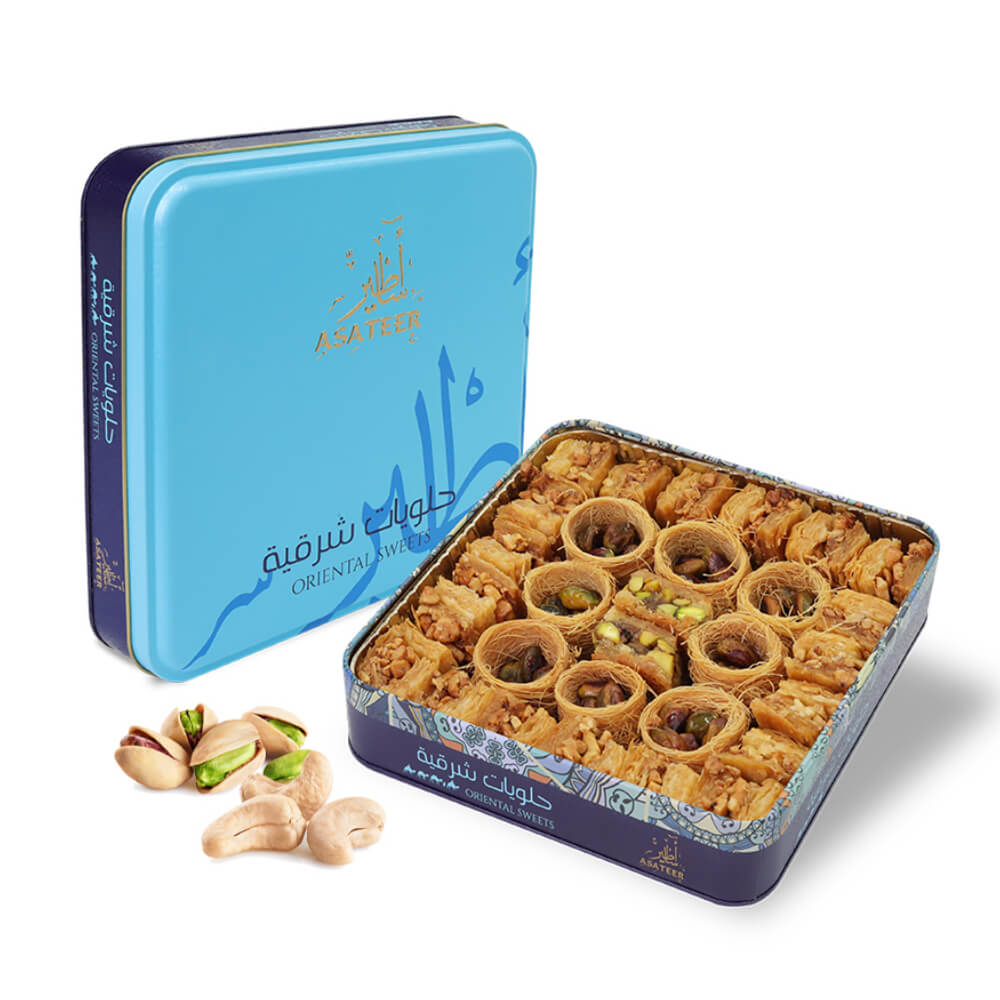 Asateer Assorted Baklawa Arabic Sweet 870gm