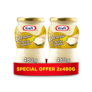 Kraft Cheddar Cheese Spread 2x480Gm