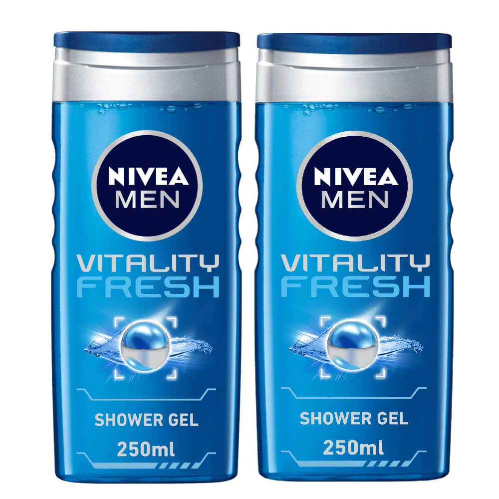 Nivea Men Shower Gel VitalityFresh 250mlx2 @20%Off