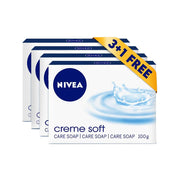 Nivea Soap Creme Soft 100G 3+1 FREE