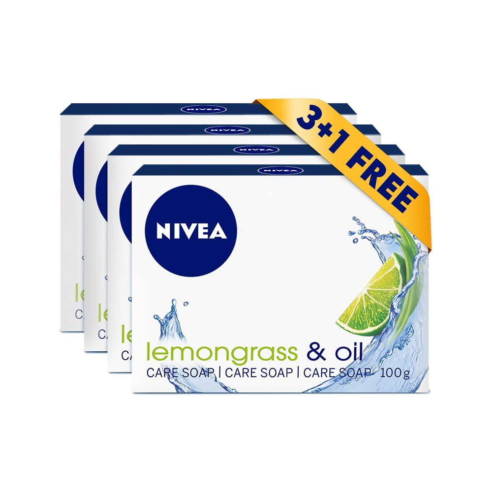Nivea Soap Lemon & Oil 100G 3+1 FREE