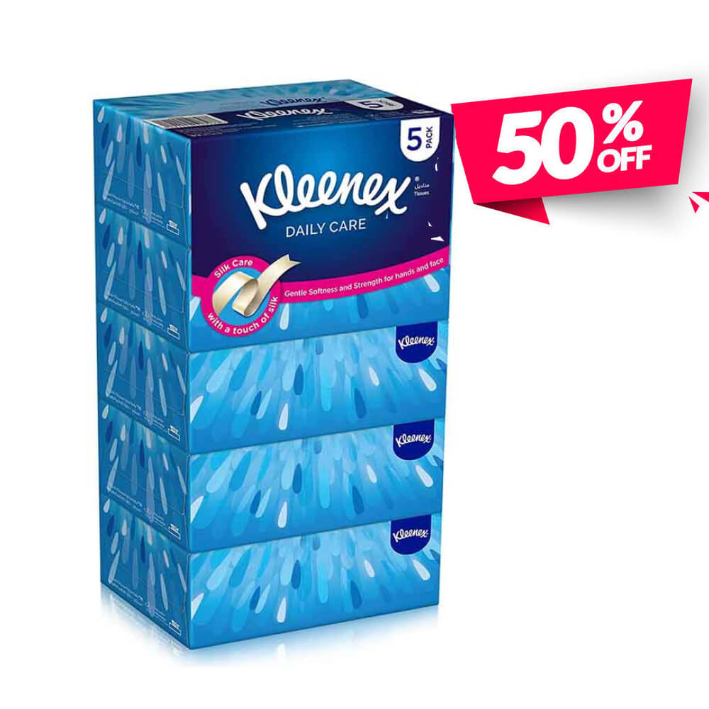 Kleenex Facial Tissue Daily Care 5x170s