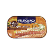 Delmonaco Mackerel Fillets in Veg.Oil 125G