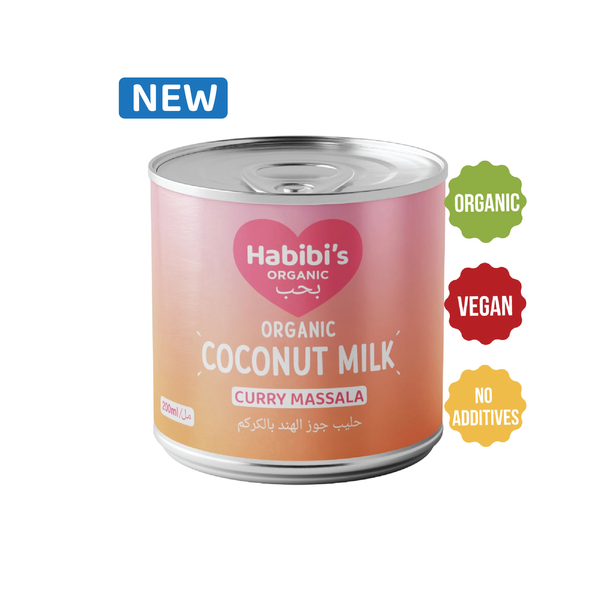 Habibi's Organic Coconut Milk Curry Massala  200ml