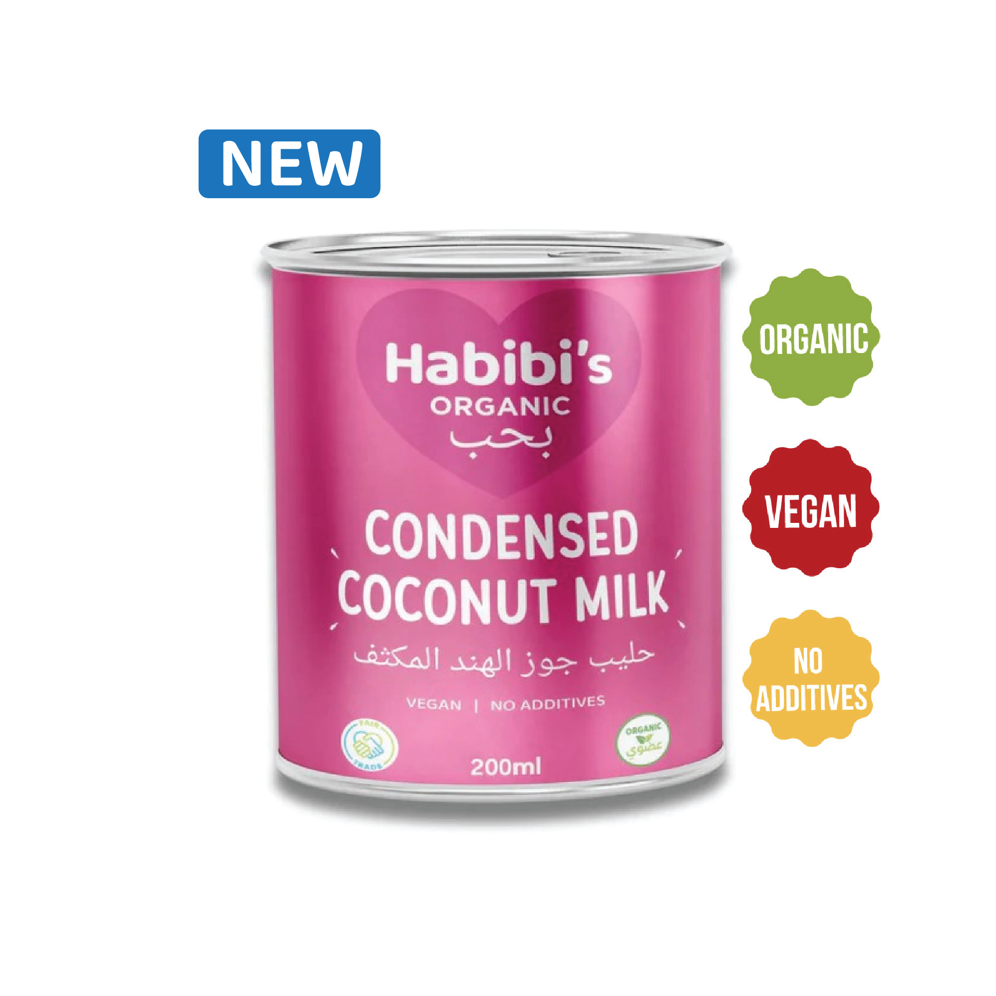 Habibi's Organic Coconut Condensed Milk 210ml