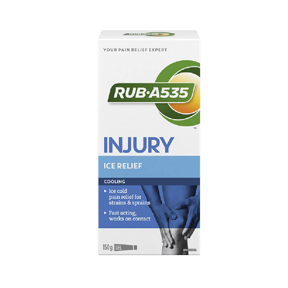 Rub A535 Injury Ice Cold Pain Relief Gel 150gm