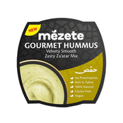 Mezete Gourmet Hummus With Zesty Zaatar Mix 215gm