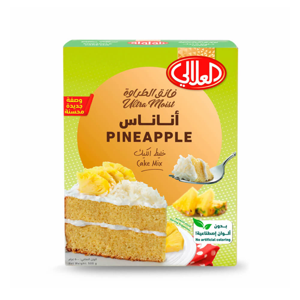 Al Alali Cake Mix Pineapple Ultra Moist 500gm