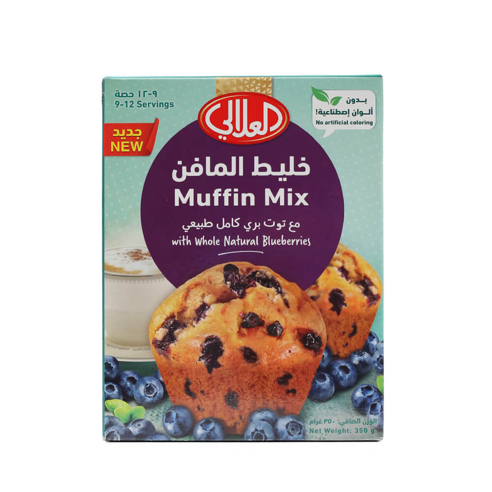 Al Alali Muffin Mix With Natural Blueberries 350Gm