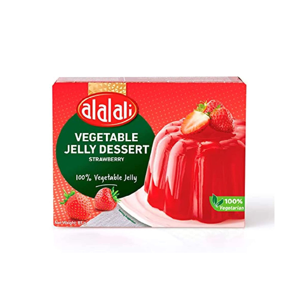 Al Alali Gelatin Vegetable Jelly Strawberry 85gm