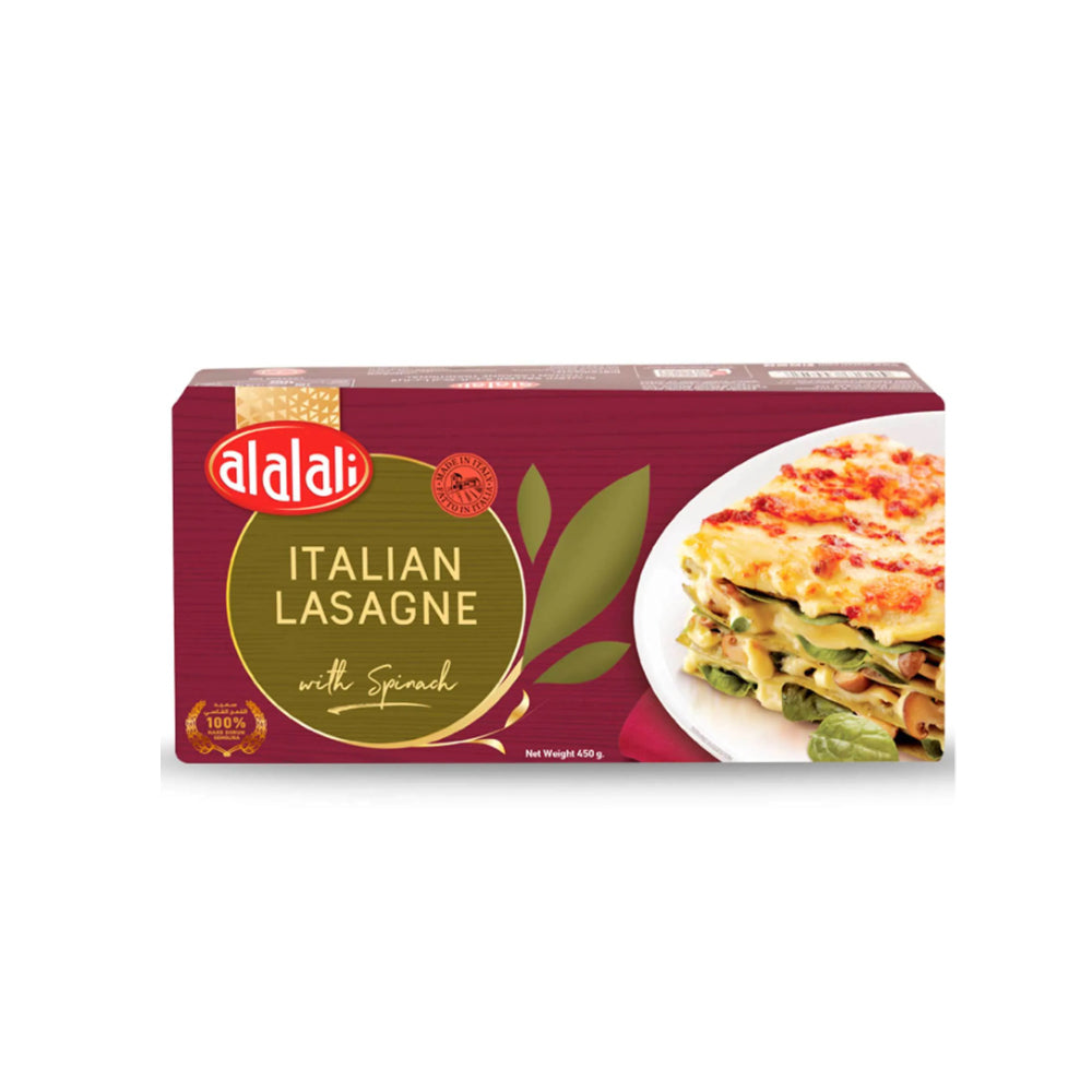 Al Alali Pasta Lasagne No. 901 Spinach 450G