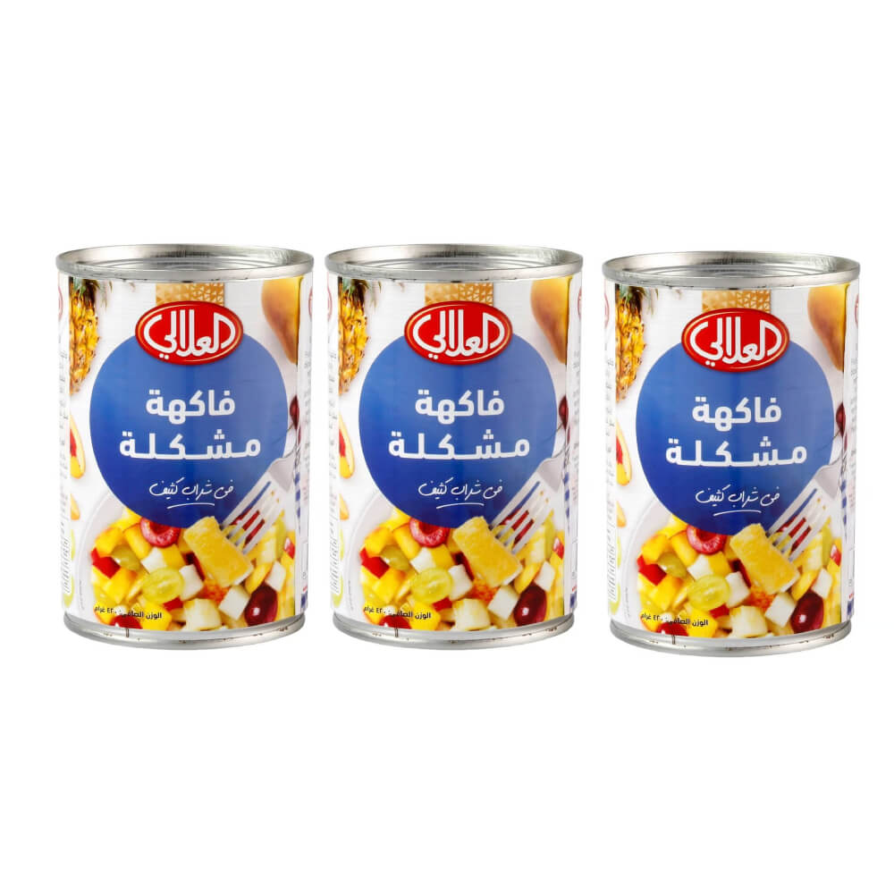 Al Alali Fruit Cocktail In Heavy Syrup 3x420Gm