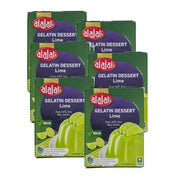 Al Alali Lime Flavoured Gelatin Dessert 6x80Gm