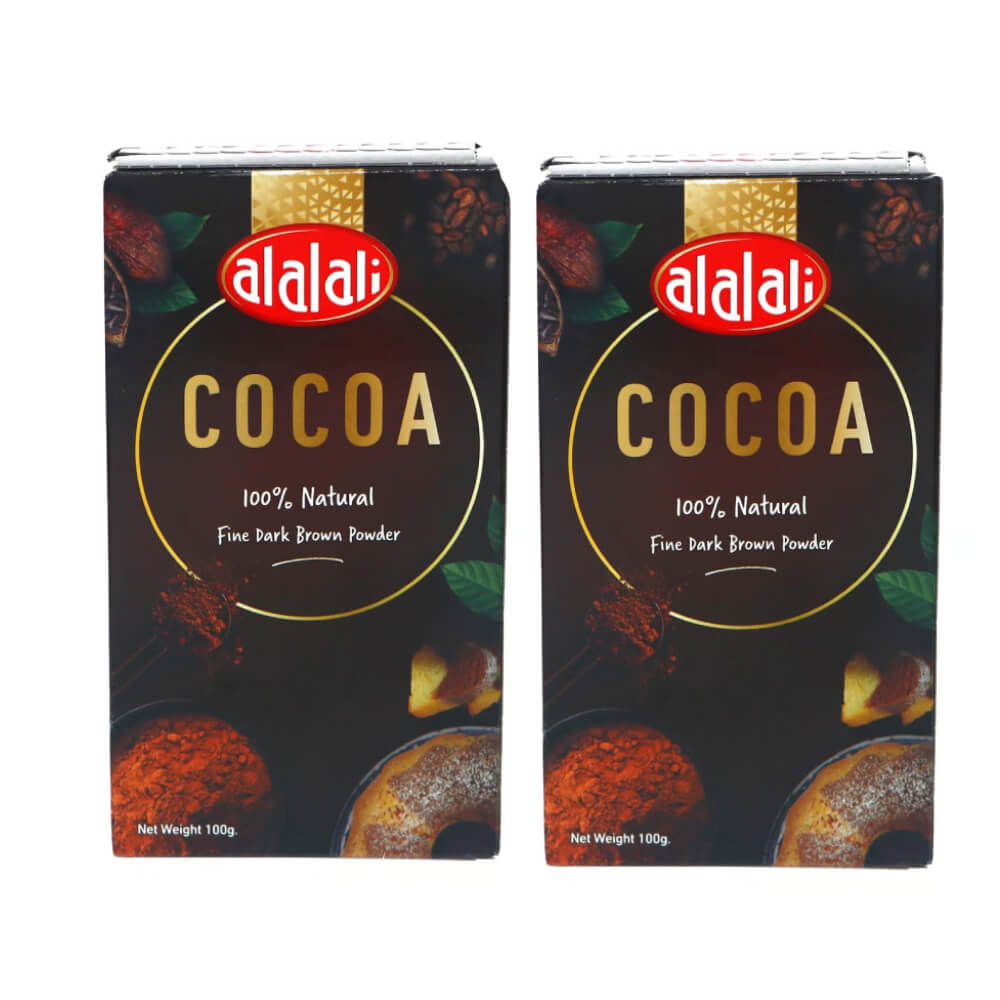 Al Alali Fine Dark Brown Cocoa Powder 2x100Gm