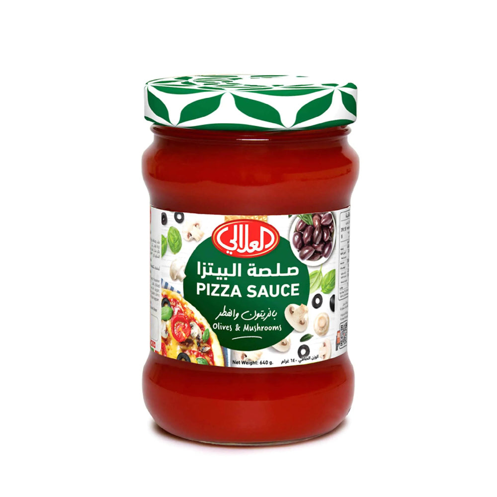 Al Alali Pizza Sauce Olives & Mushrooms 640G