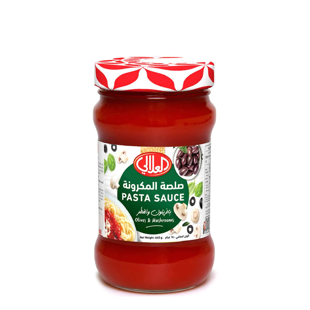 Al Alali Pasta Sauce Olives & Mushrooms 640G