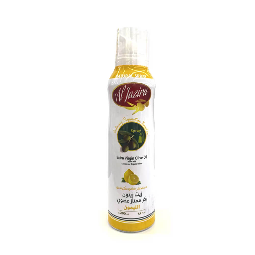 Al Jazira Organic Extra Virgin Olive Oil Spray With Lemon 200ml