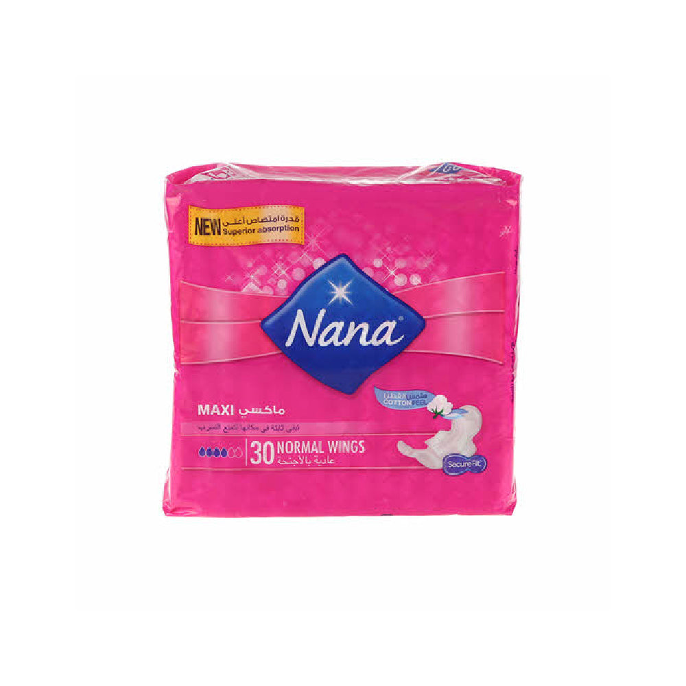 Nana Pads Maxi Normal Wings 30's