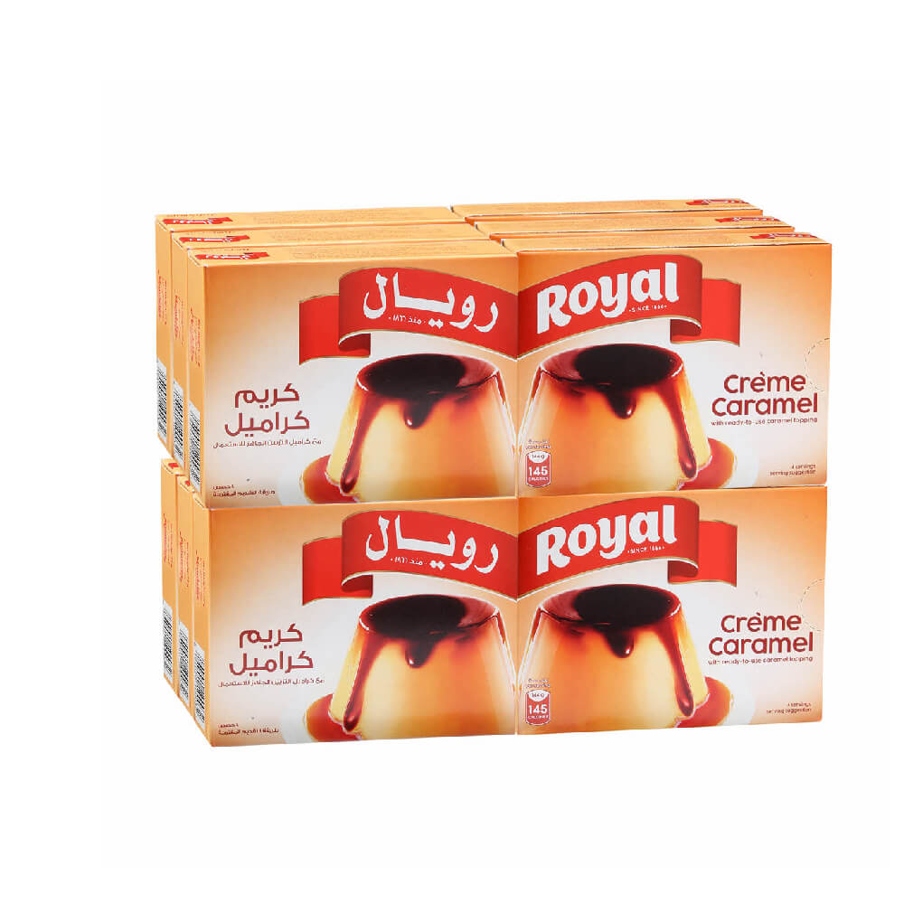 Royal Creme Caramel Mix 6x77gm Promo