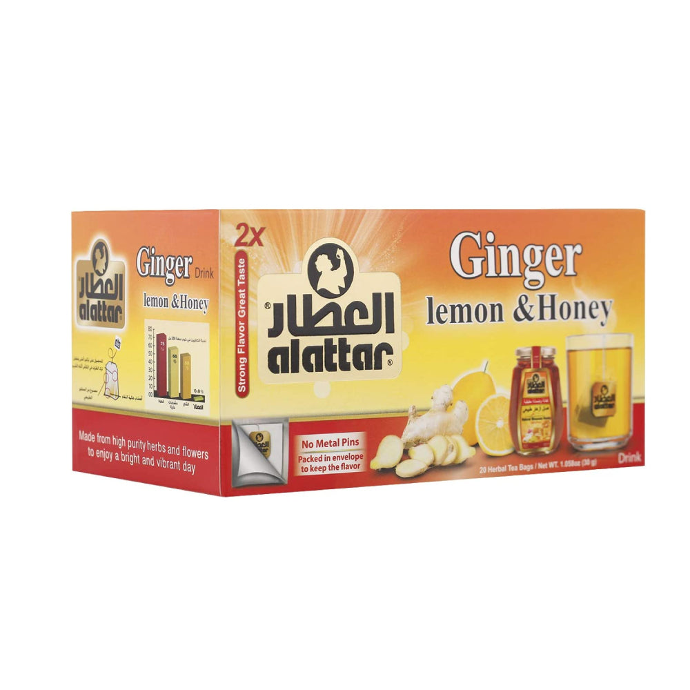 Al Attar Ginger Lemon & Honey Tea Bag 20s