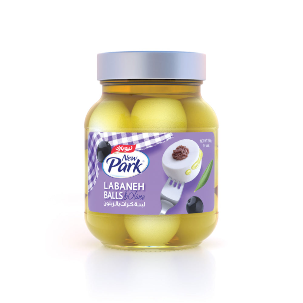 New Park Labneh Balls & Olives In Oil 300gm