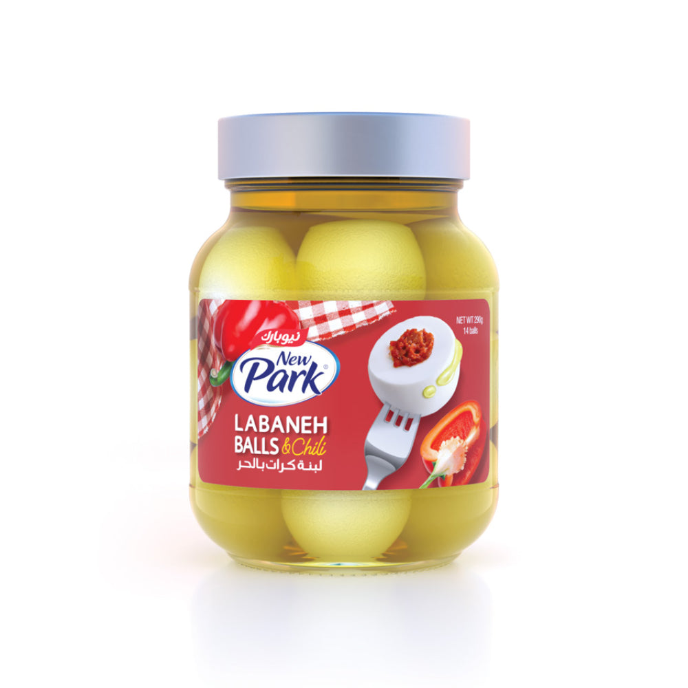 New Park Labneh Balls & Chili In Oil 300gm