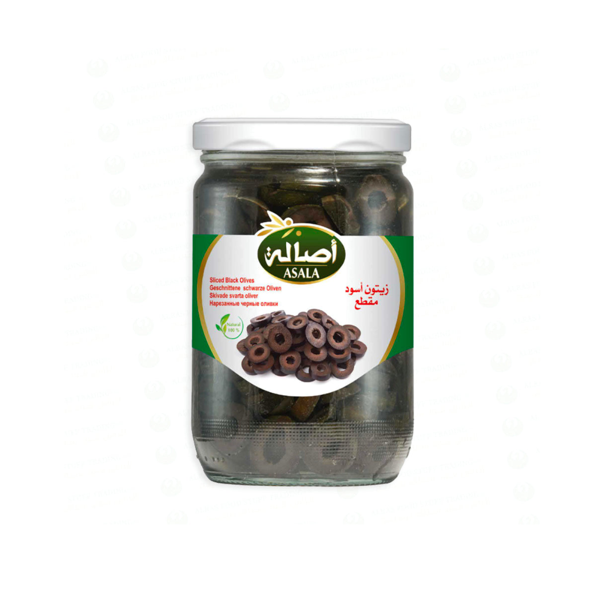 Asala Sliced Black Olives 400g