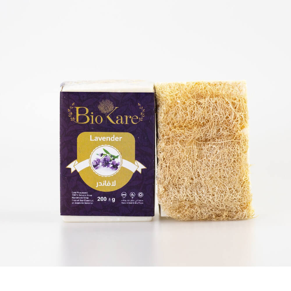 BioKare Lavender Loofah Soap 200gm