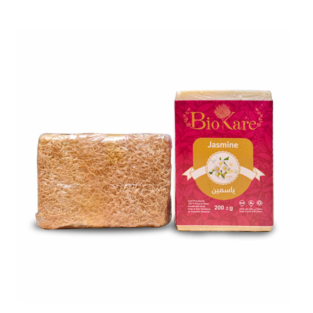 BioKare Jasmine Loofah Soap 200gm