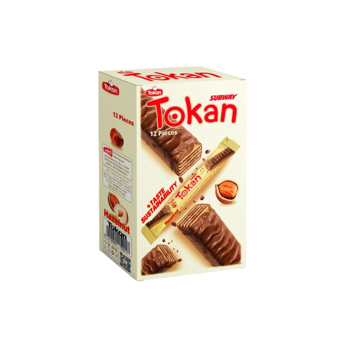 Tokan Subway Hazelnuts Chocolate Wafer 12x36g
