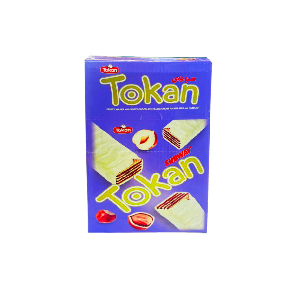 Tokan Subway White Milk Chocolate Wafer 12x36g