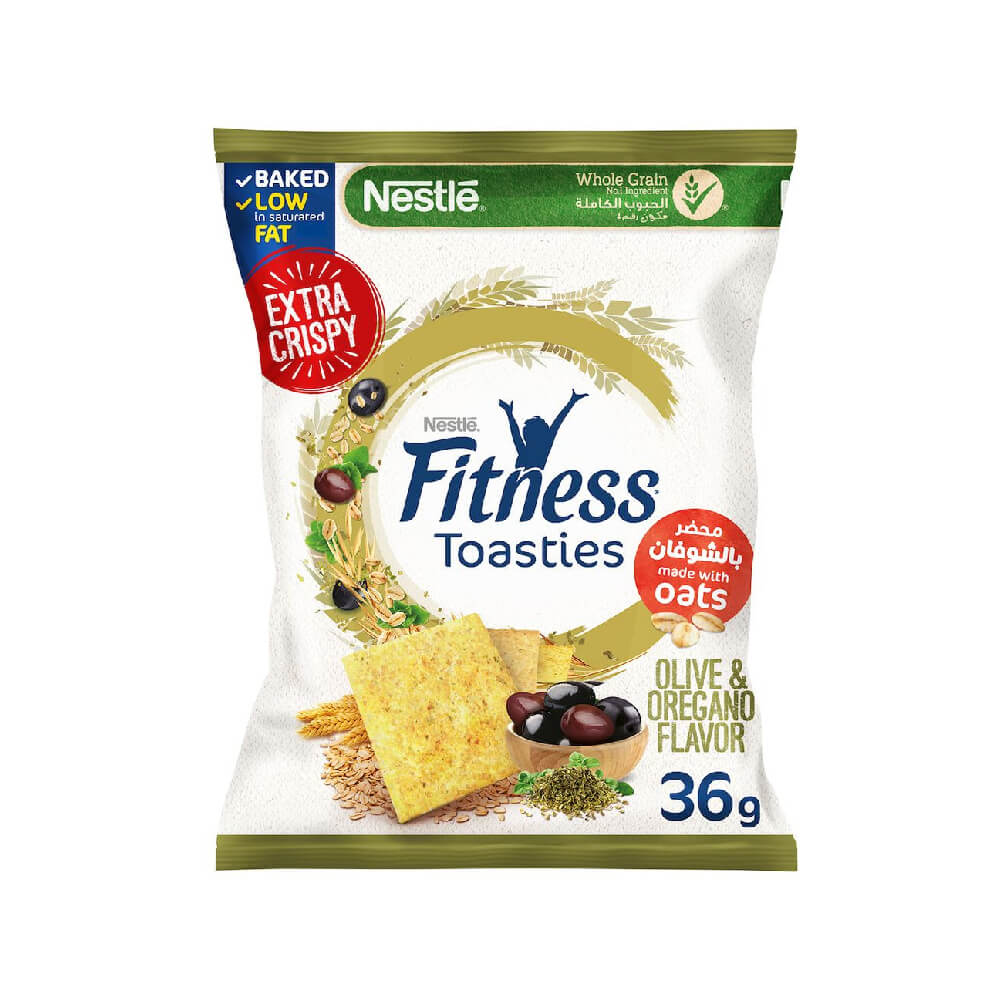 Fitness Toasties Olive & Oregano 36gm