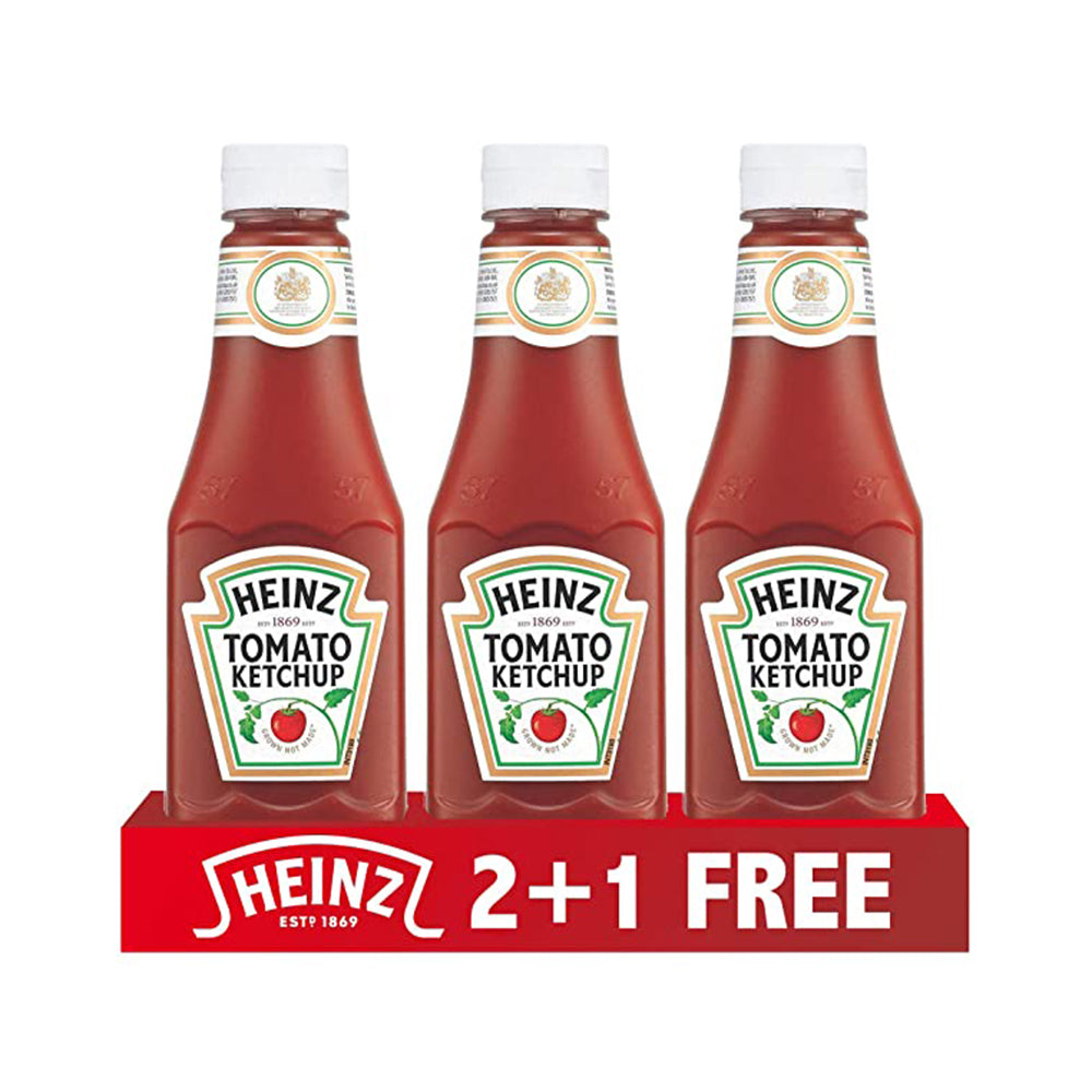 Heinz Ketchup PET 342Gx3's @ 2+1 Free