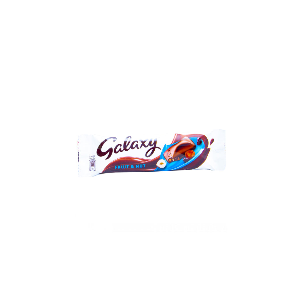 Galaxy Chocolate Bar Fruit & Nut 36G