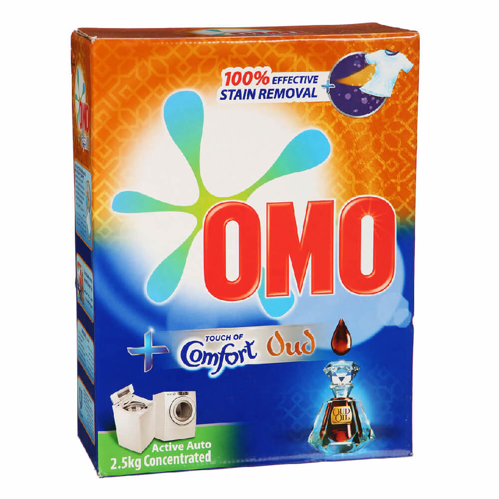 Omo Active Auto Detergent Powder Comfort Oud 2.5Kg