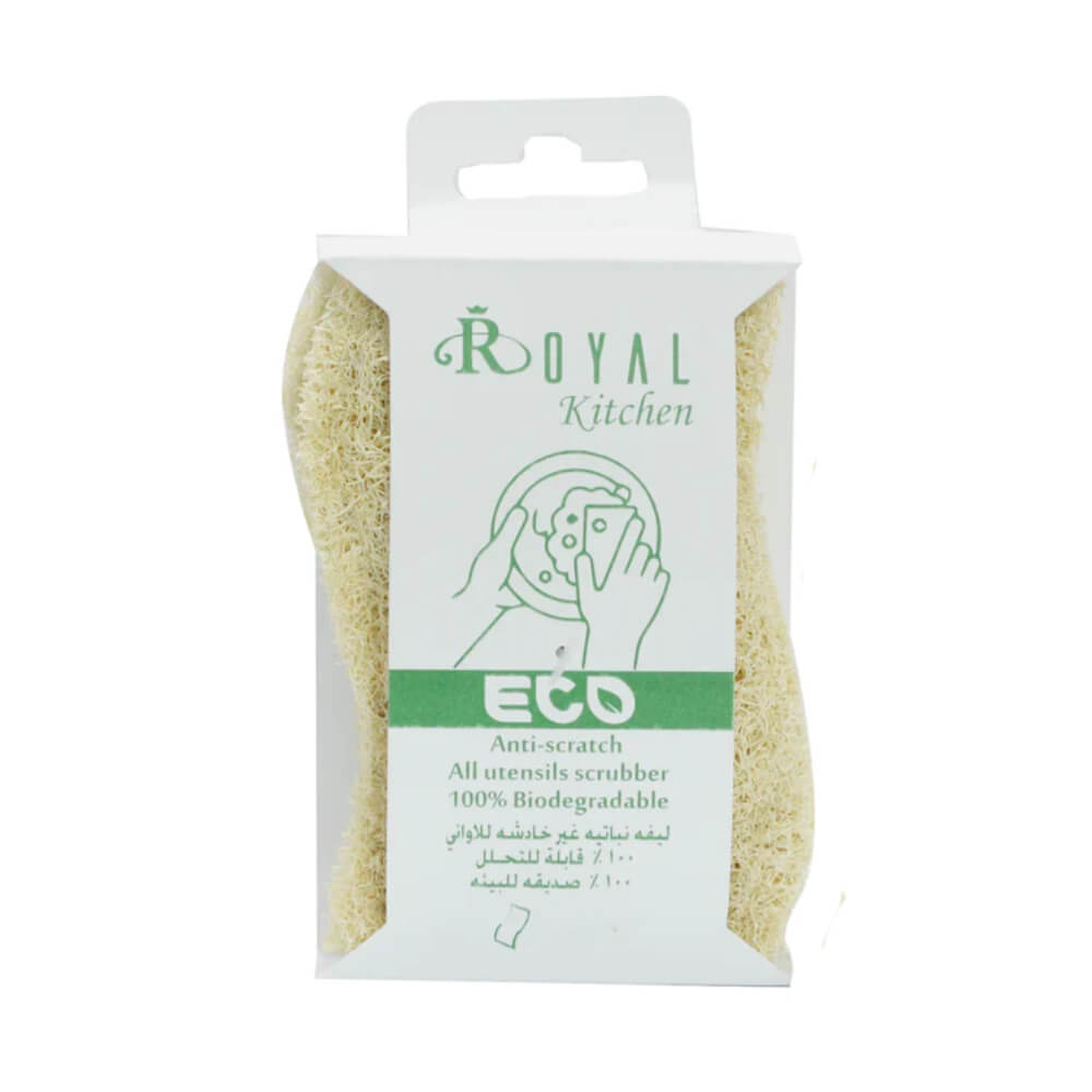 Royal Kitchen 100% Natural Scrubber Loofah Wavy Shape