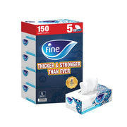 Fine Facial Tissues 150x2Ply 5s