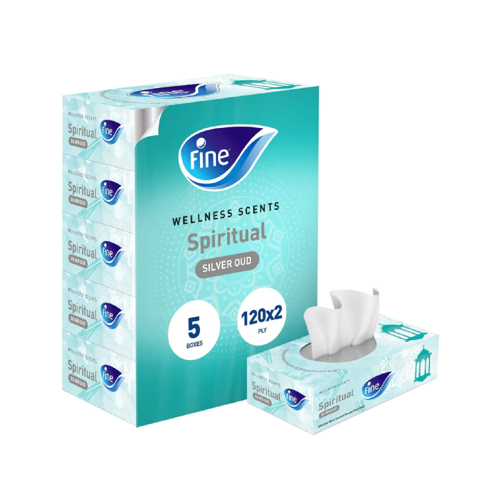 Facial Tissue Spiritual Silver Oud 120X2ply 5+1