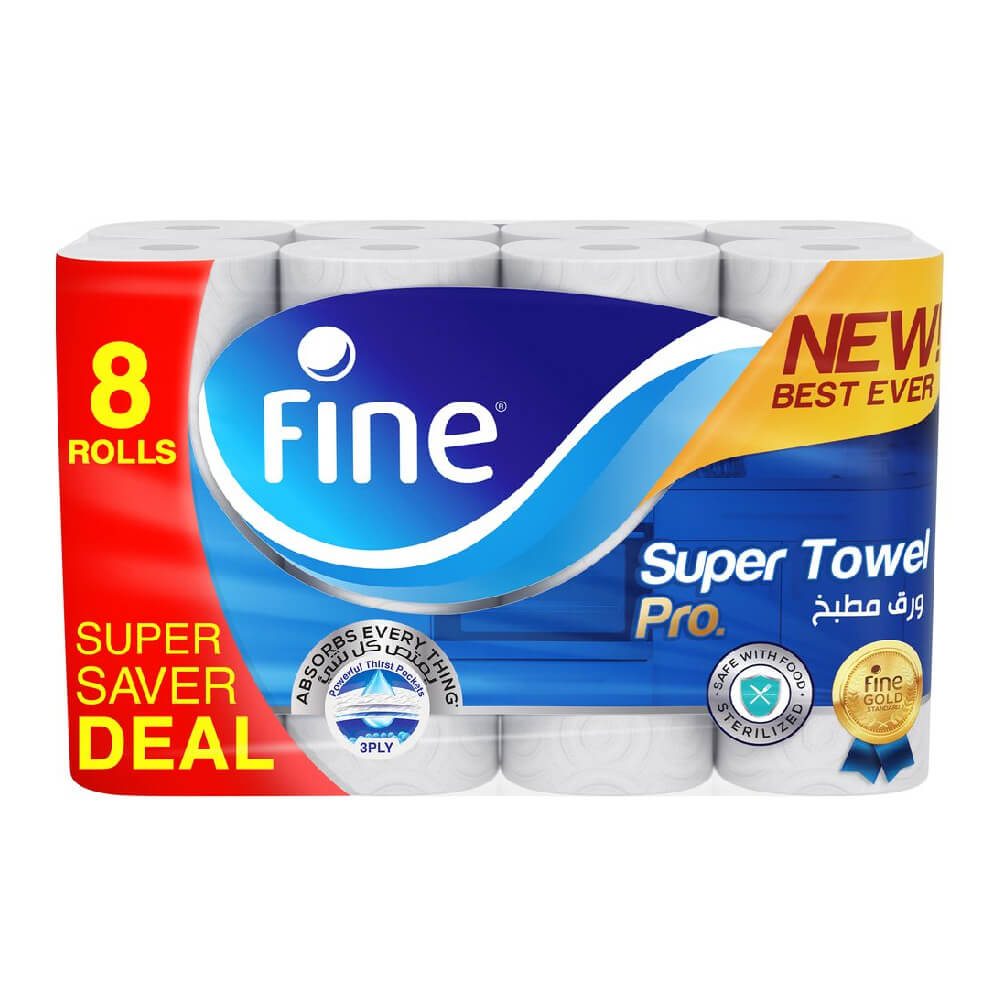 Fine Super Towel Pro 60x3Ply 24rolls
