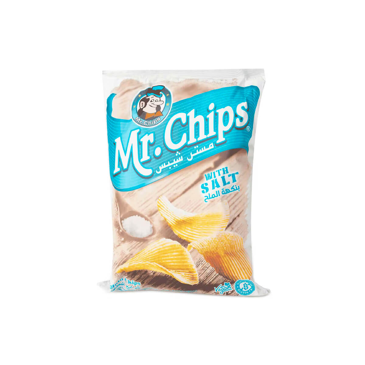Mr. Chips Potato Chips With Salt  155g
