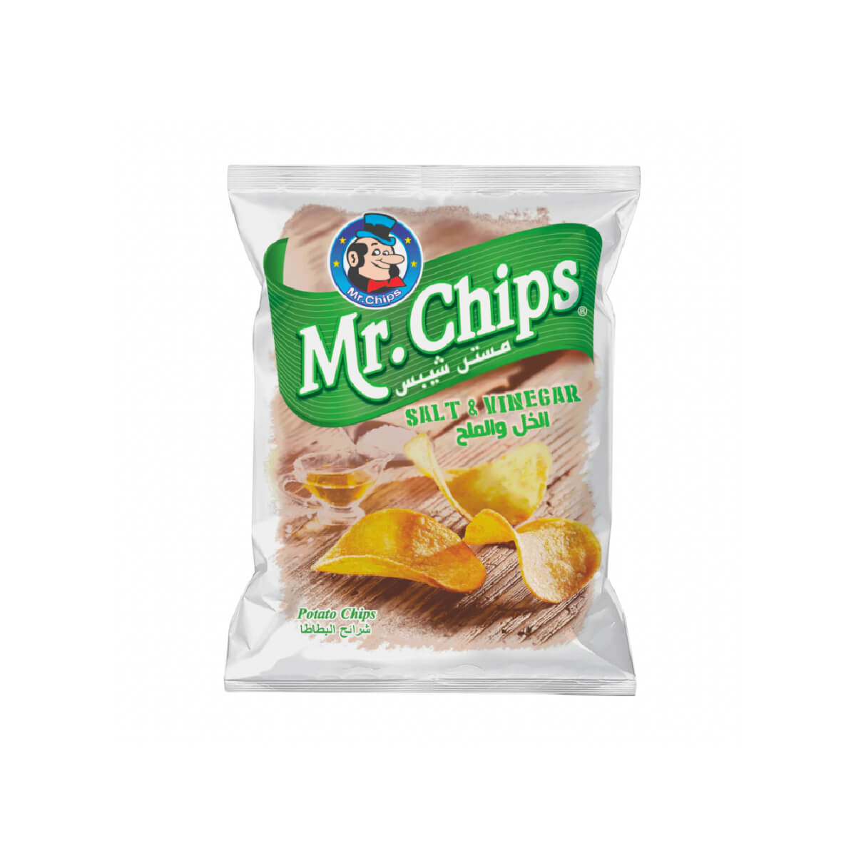 Mr. Chips Potato Chips Salt With Salt Veniger Flavour 155g