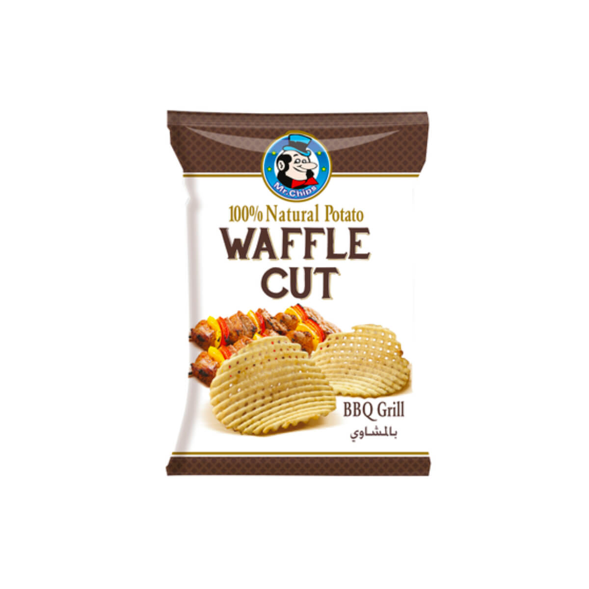 Mr. Chips Waffle Cut BBQ 72g