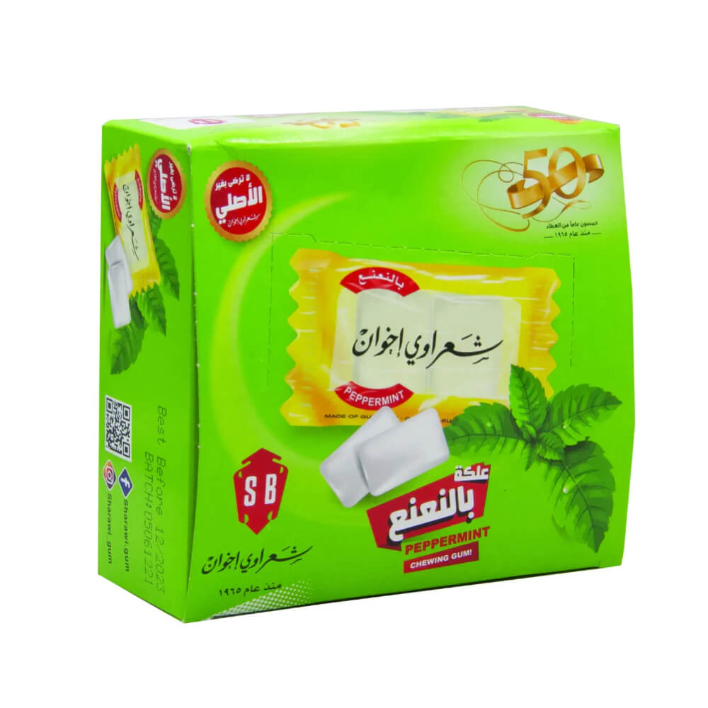 Sharawi Peppermint Chewing Gum 100s